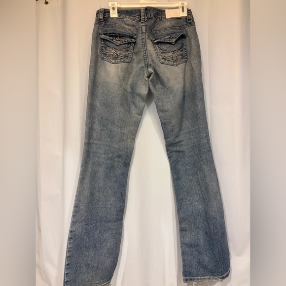 Jade Jeans Y2K Vintage Distressed Low Rise Jeans - Picture 5 of 6